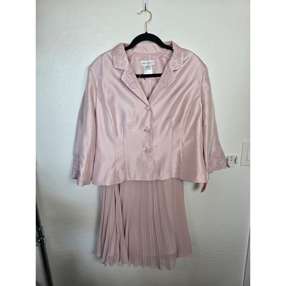 Vintage Draper & Damon's NWT Skirt Set size 18 Pink